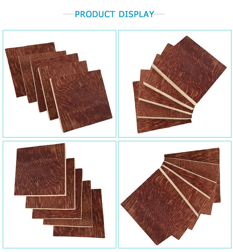 Solid Wood Film Faced Plywood With Maple Veneer Board Surface Material