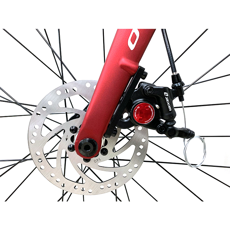 OEM Carbon Fiber Frame 700C Road Bike With 2x11 Speed Gear And Fork Suspension