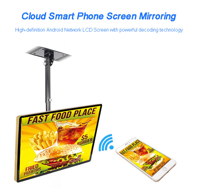 Dual Sided High Brightness LCD Display Monitor Digital Signage Sunlight Readable Double-sided Display