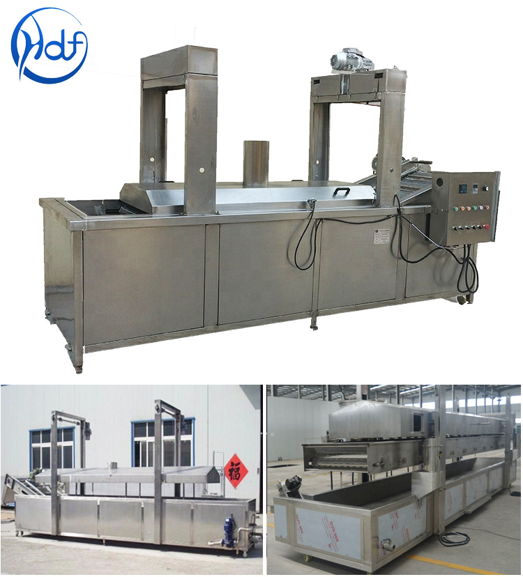 Industrial Automatic Fryer Machine Potato Chips French Fries Machine