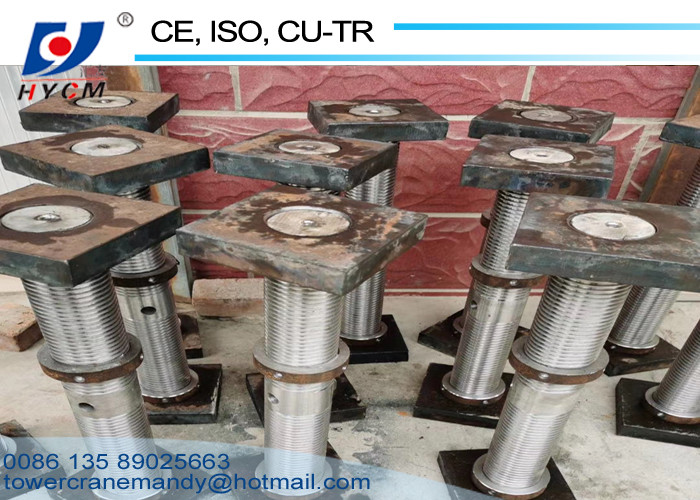 Stable Tower Crane Trolly 0-100 0-50m/min Hoisting Speed QTD120 Fixed Jib Crane 45m Boom Length Tower Crane