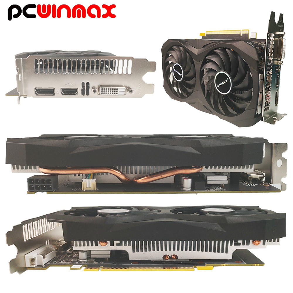 PCWINMAX Geforce GTX 1660 SUPER 6GB GDDR5 192Bit Dual Fan Computer Graphic Cards Support OEM ODM Wholesale