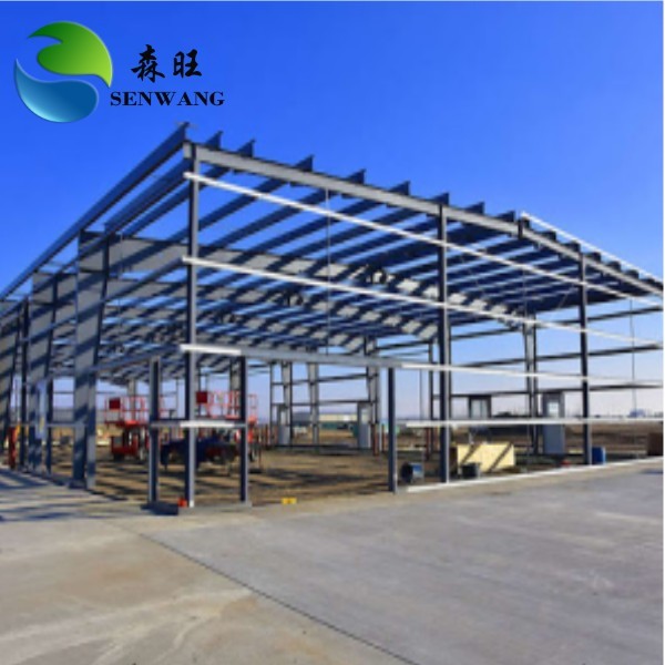 Economical Multi Span Steel Buildings Workshop , Safety Metal Frame Commercial Buildings