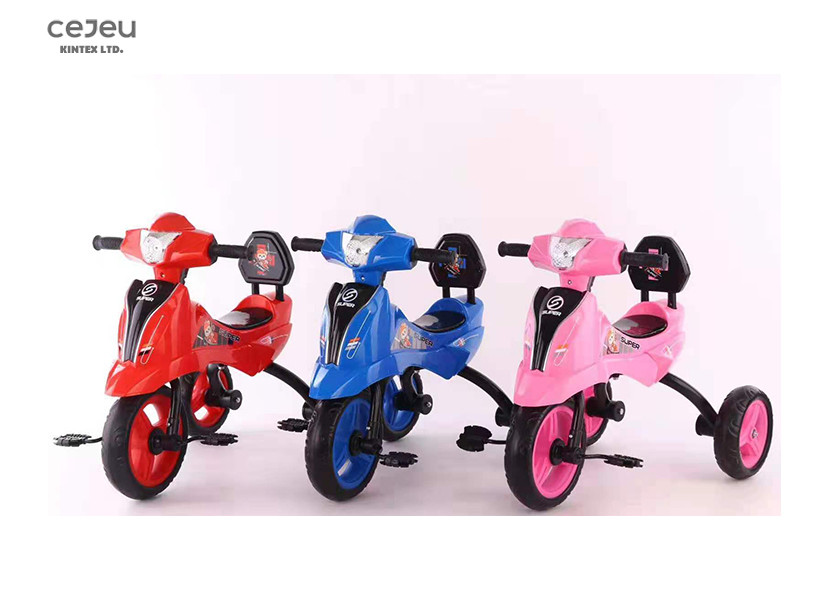 Front Basket Kid Riding Tricycle 18kg 3 Eva Wheels Ride On Trikes