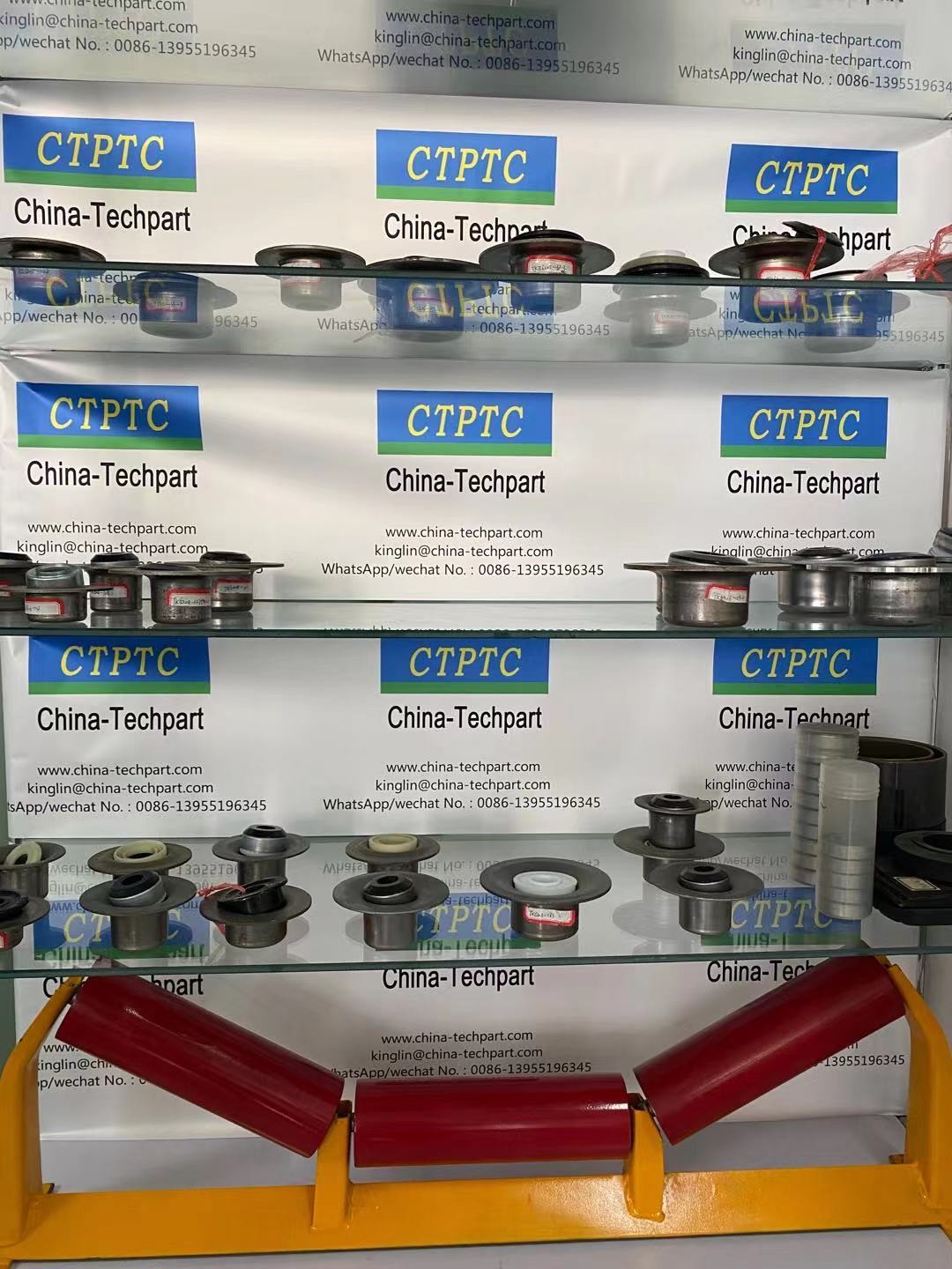 Metal Cover Conveyor Roller Bearing Housing Plastic Seals For Mining Port