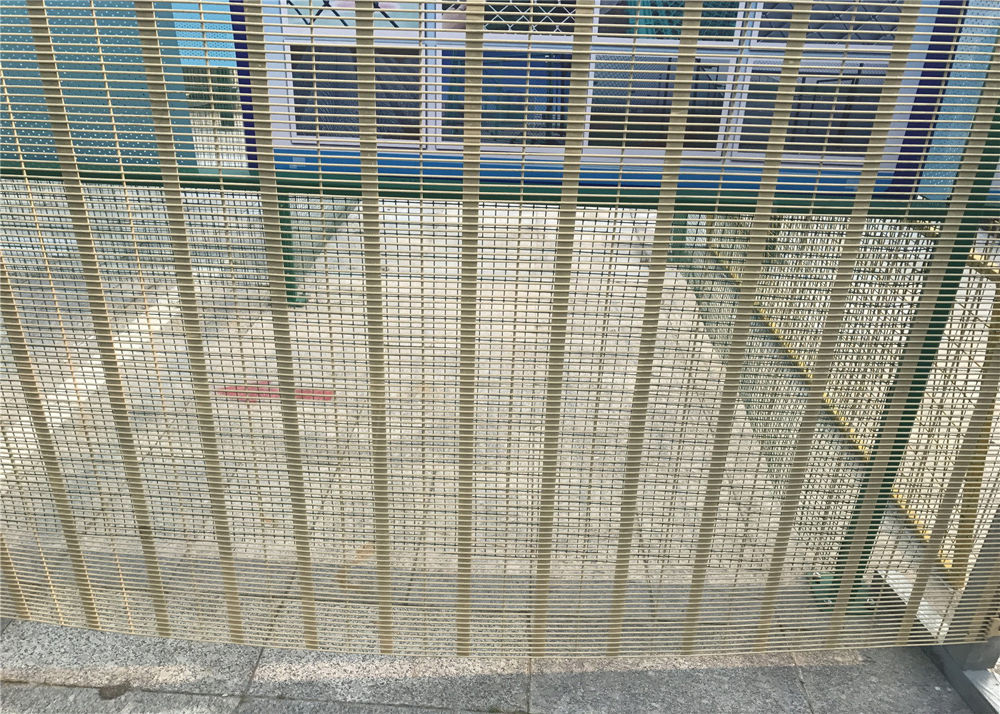 Anti-Climb Cut Powder Coated 358 High Security Prison Fence