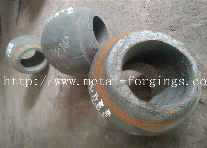 A350 LF2 Class 1 Ball Valve Cover Ball Forging Q + T Heat Treatment Rough Machining