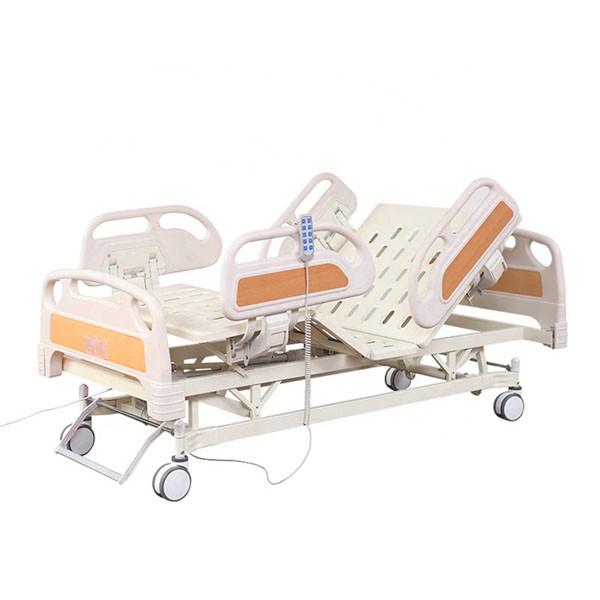 Electric Remote Control Medical Hospital Patient Beds Rustproof Anti Slipping