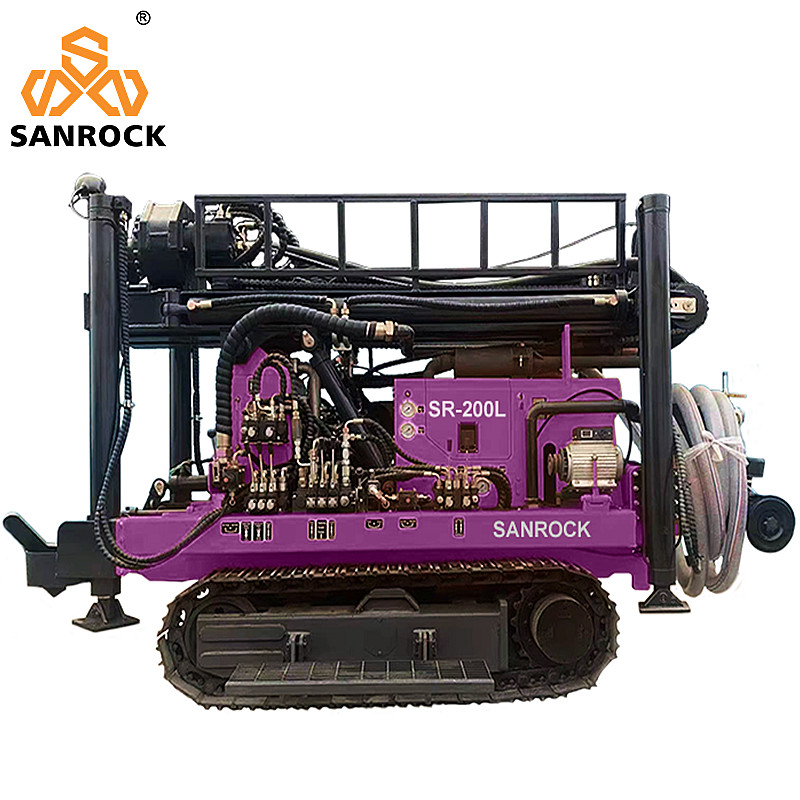 73KW Diesel Engine Water Well Drilling Machine Hydraulic Borehole Water Well Drill Rig