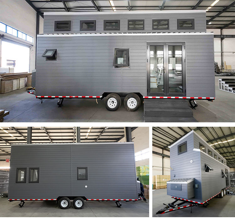 Prefabricated House With Light Steel Structure Tiny House On Wheels Modular Home