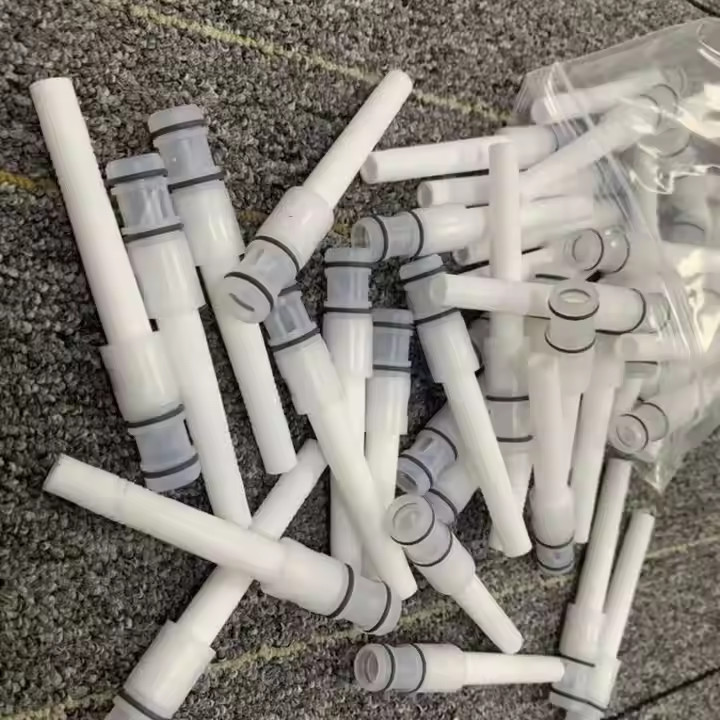 1016561 PTFE Venturi White Head Complete IG07 Powder Injector Cartridge Customizable OEM Support