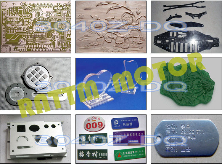 3 Axis 3040 CNC Engraving Machine 220V 500W with 1204 Ball Screw