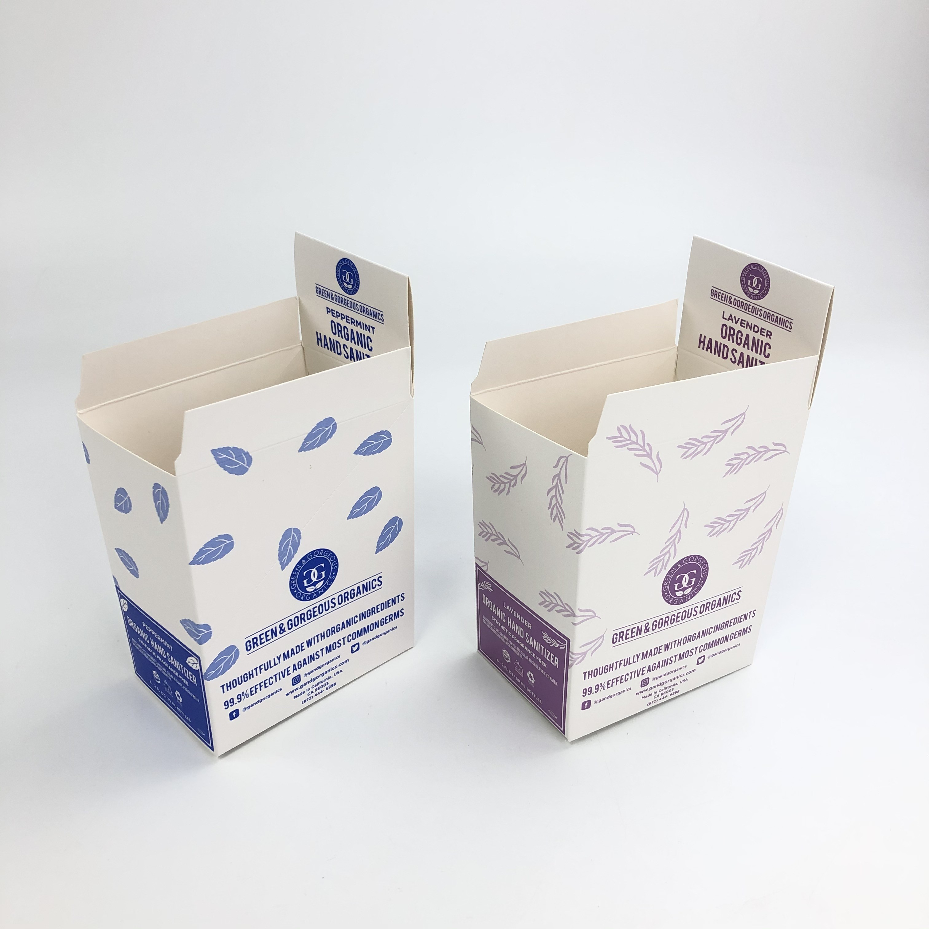 Custom Matt Film UV Embossed With 400g 350g Thickness White Cardboard For 30ml 60ml Bottles Display Paper Box Packaging