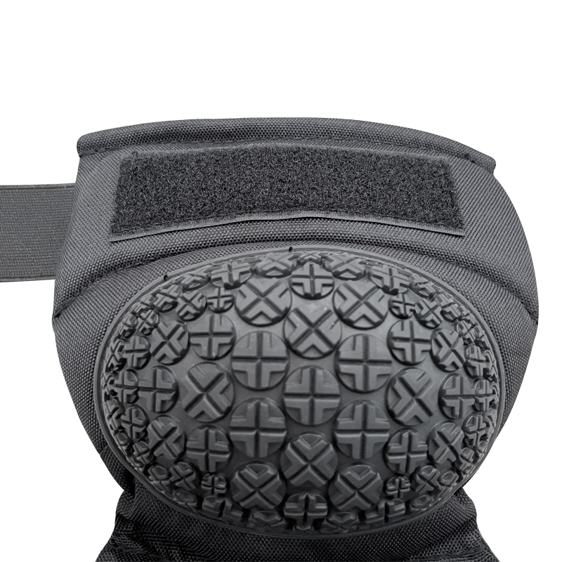 One Size Fits All Black Knee Elbow Pads for Sports Training Protection