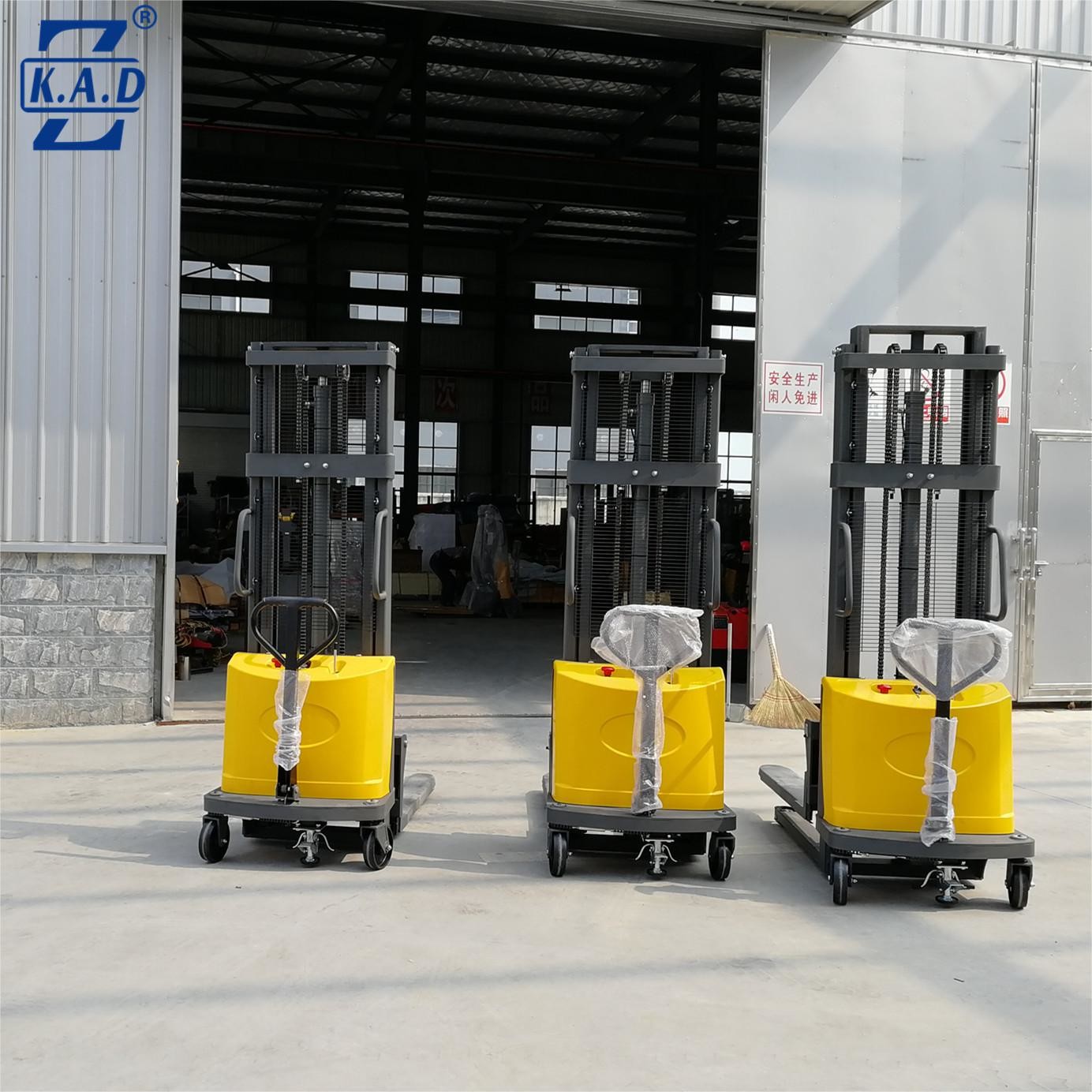 Semi Electric Pallet Stacker 1700mm Length For Enhanced Productivity