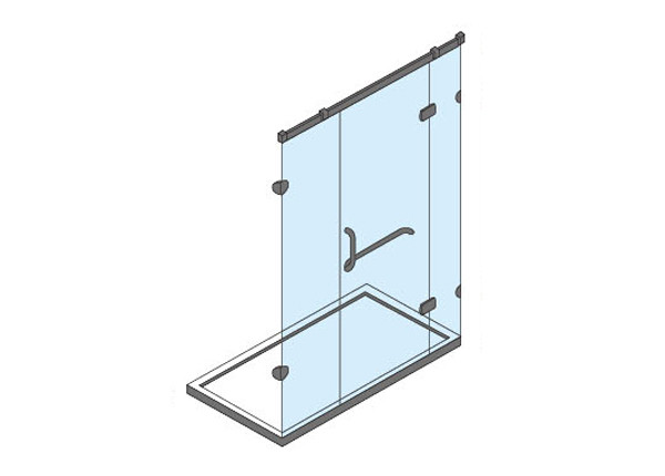 90 Degree Wall To Glass Hinges Bracket Screen Hinges Long Time Service Life