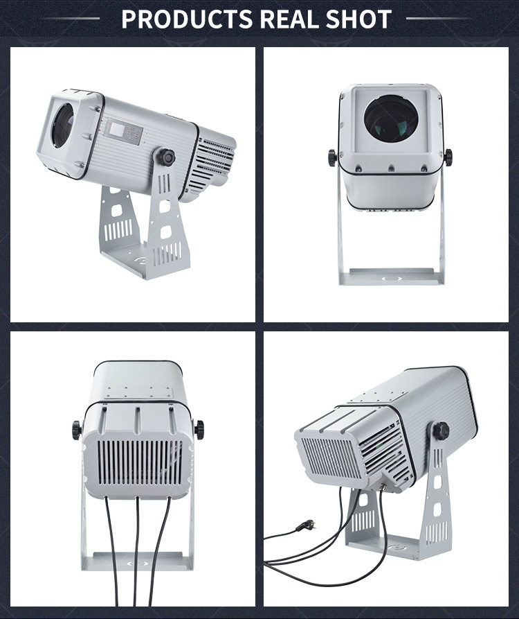 300W Gobo Logo Projector Light Indoor Work Light 6000K Waterproof Gobo Projector
