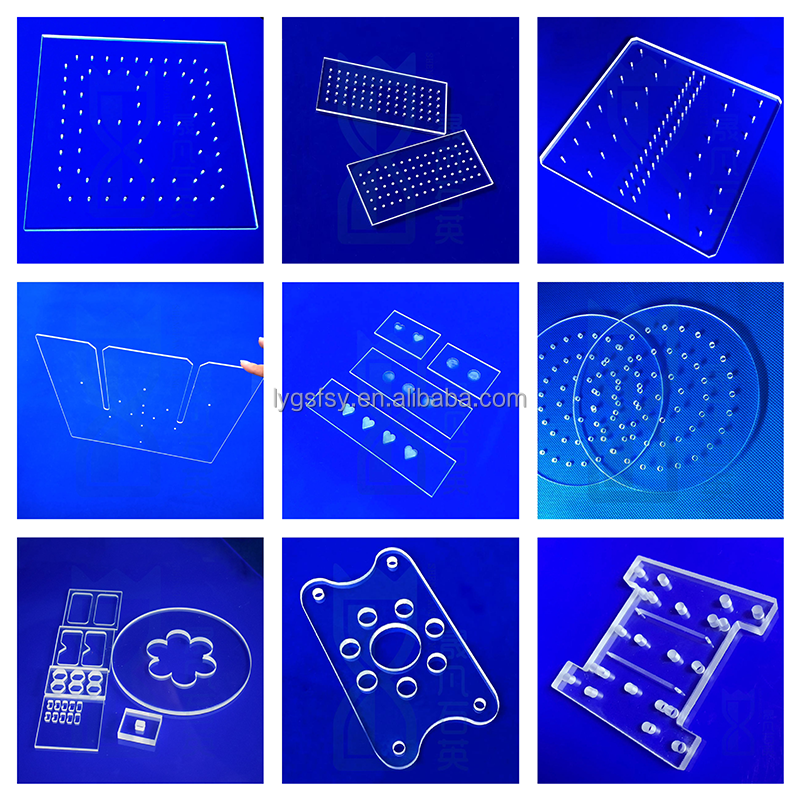 Customized Transparent Square Quartz Glass Petri Dish Laboratory Glassware With Sio2 Chemical Composition