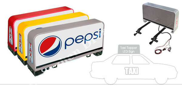 outdoor taxi led screen display