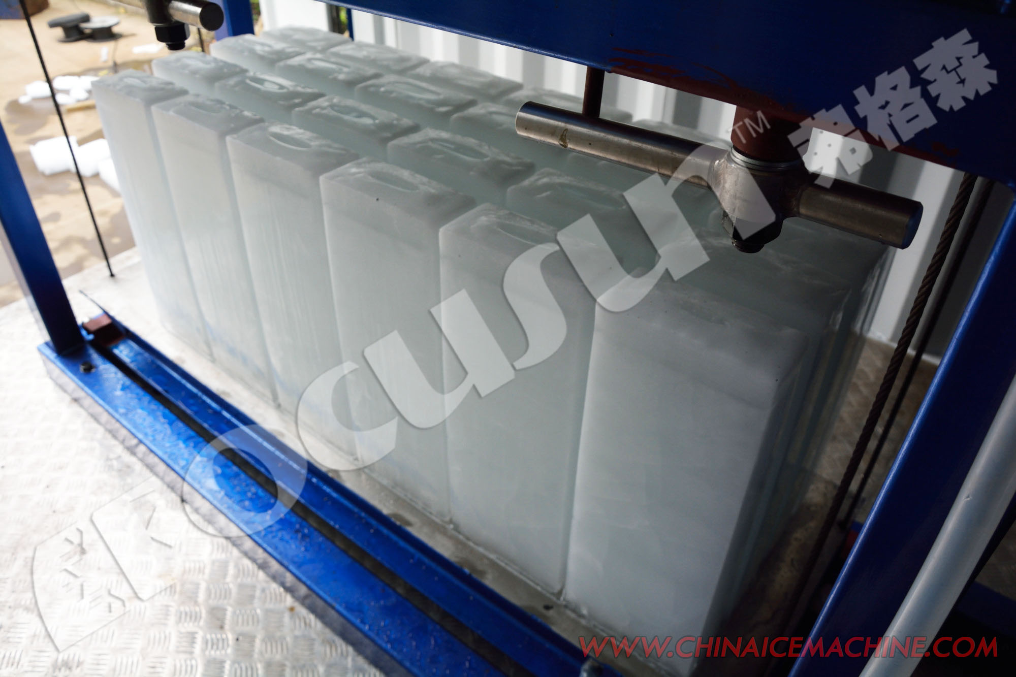 Video Outgoing-Inspection Provided Directly Sold by Manufacturers 1T Block Ice Machine