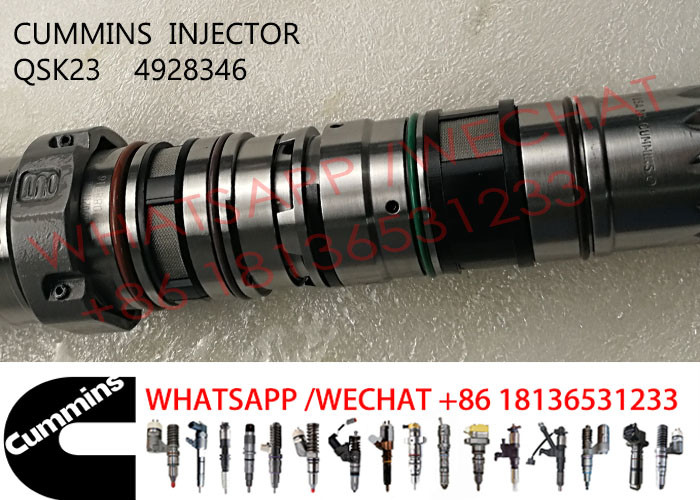 Diesel Fuel Injector QSK60 4928346 Common Rail Injector 3766446 4326781