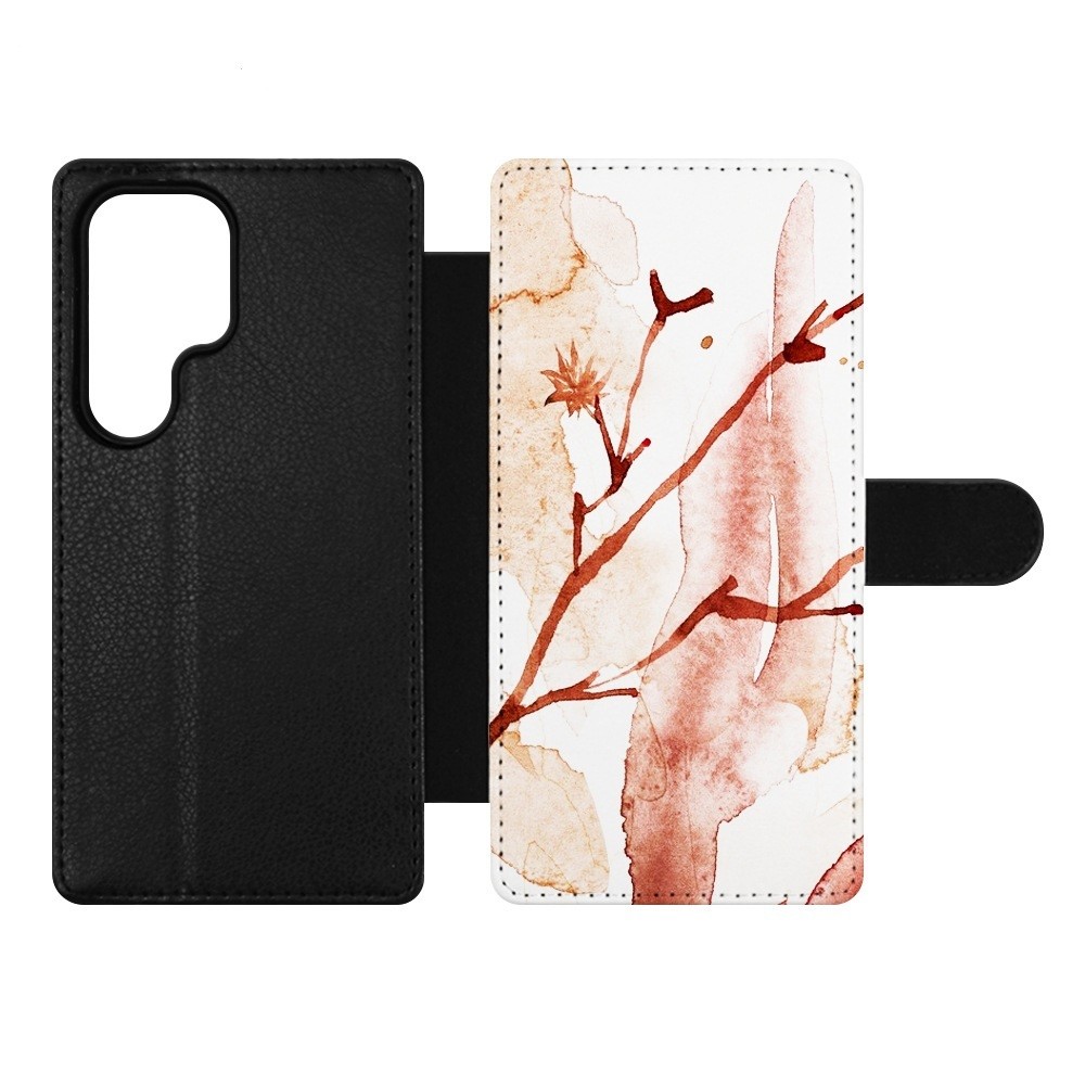 Blank Leather Flip Sublimation Wallet Phone Cases With Card Slot For Samsung Galaxy S24 S23 S22 Plus Ultra Shockproof