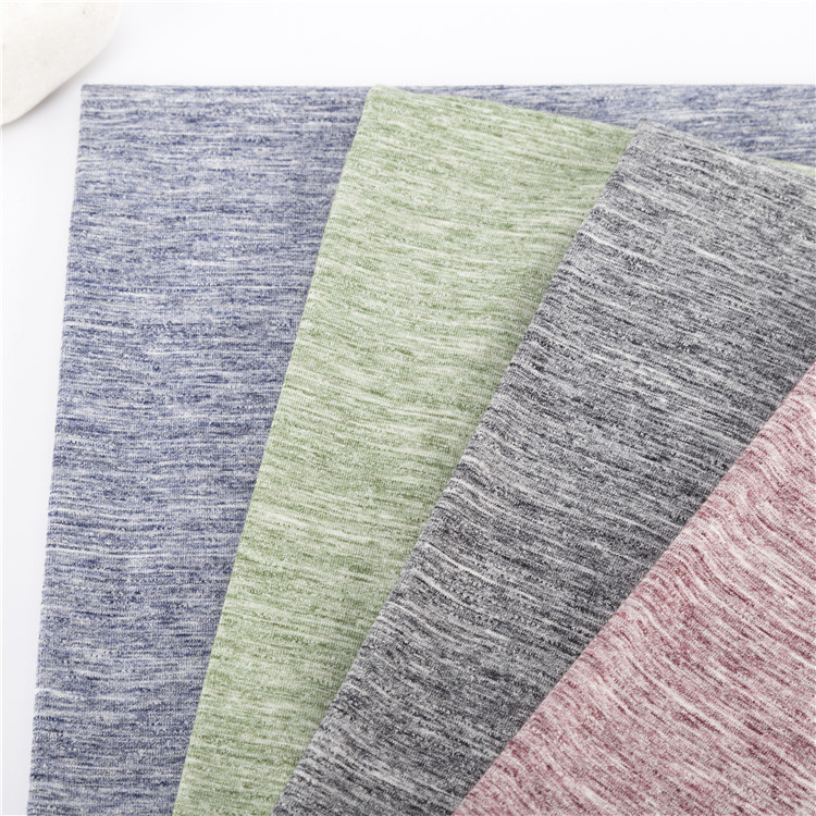 High-End Texture Breathable And Widely Applicable Solid Knit Fabric For T-Shirt