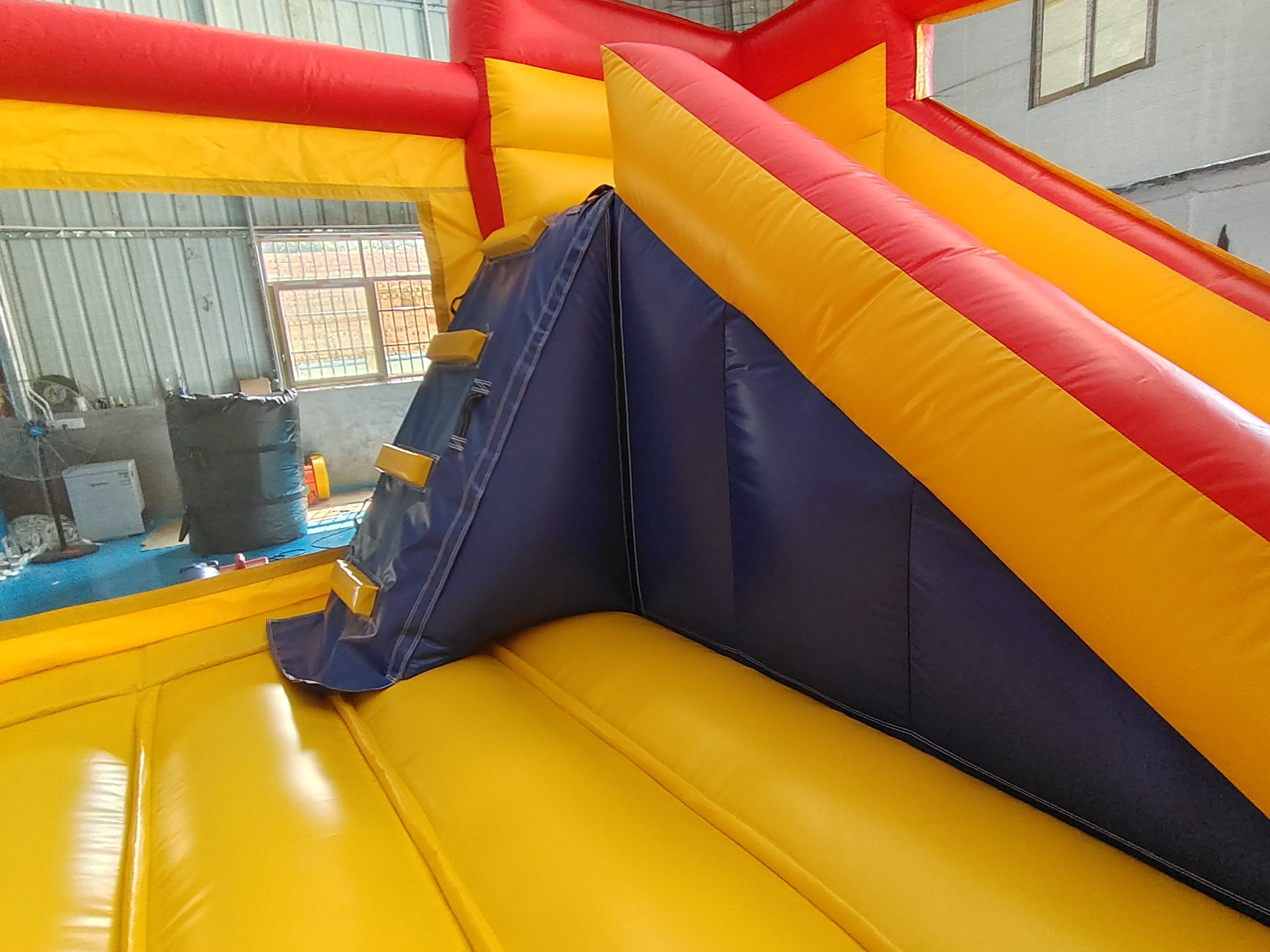 Commercial Inflatable Jumping House With Dry Slide Funny Inflatable Castle