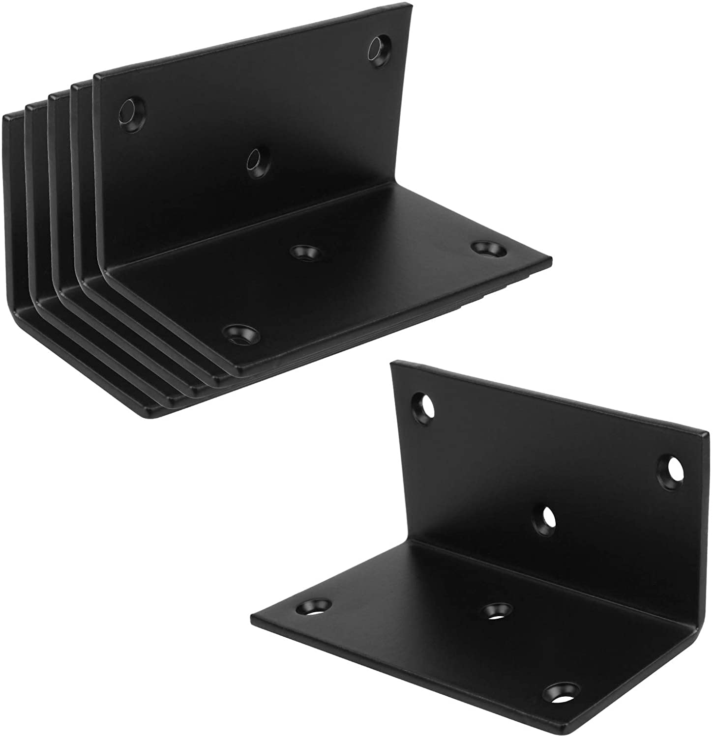 3mm Thickness L Bracket Angle Bracket Iron Right Metal Angle Bracket with Included Hardware