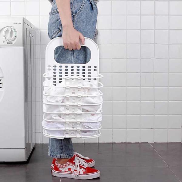 Waterproof Bathroom Collapsible Laundry Hamper Multifunction Wall Mounted