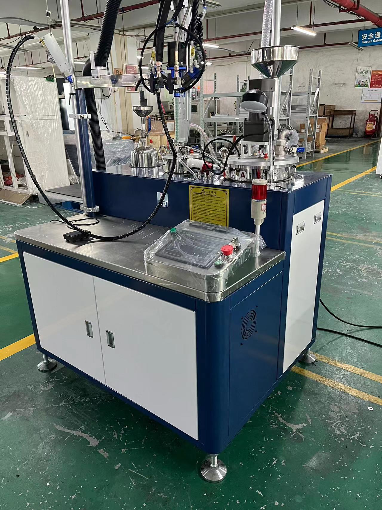 Vacuum Functions Semi Automatic Precision Liquid Glue Dispenser for 2 Part Resin Mixing