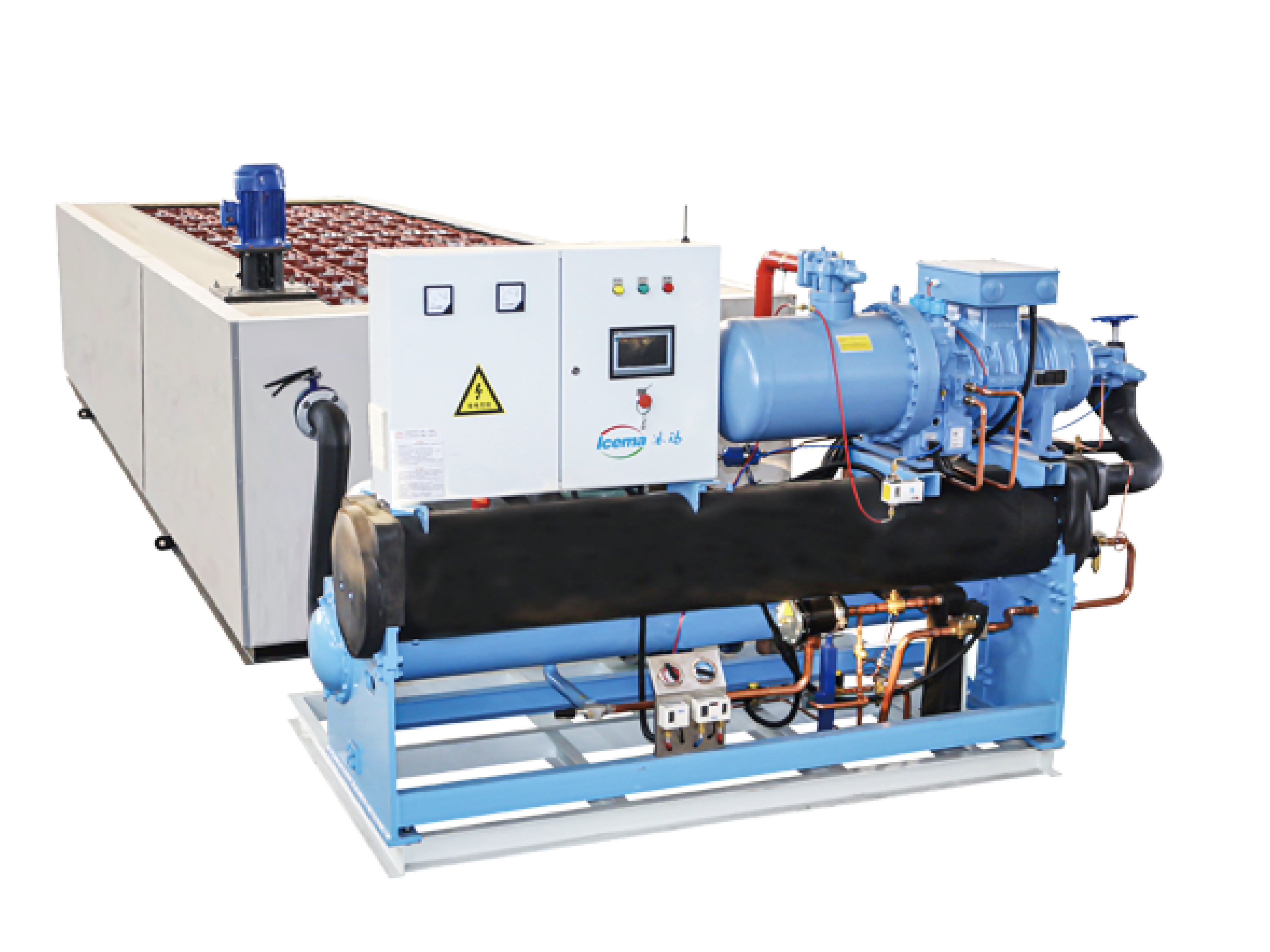 Emerson 62.7KW 2024 Customization 15 tons Block Ice Making Machine for Industrial Ice