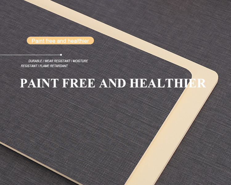 Luxury Decorative Eco-Friendly Waterproof Fabric Bamboo Fiber Wall Paneling