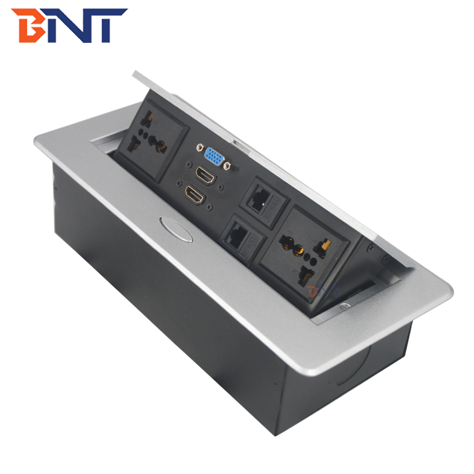 Guangzhou factory supply conference table pop up power outlet with cables