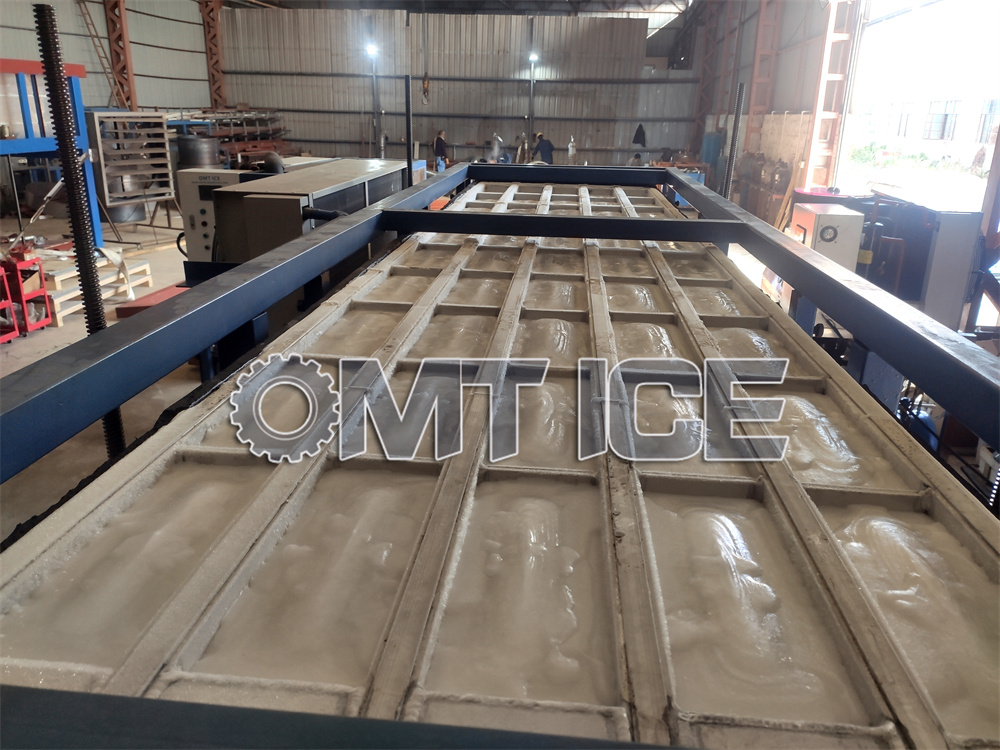Hygienic Stainless Steel Commercial Ice Block Making Machine Automated