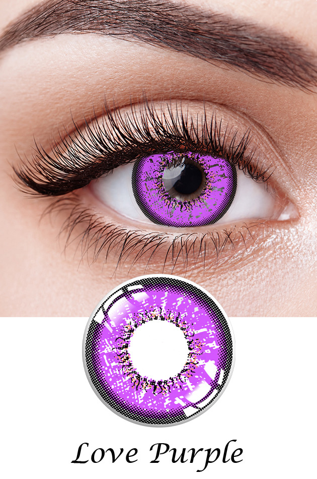 ISO13485 Safe Colored Cosplay Contact Lens 14.5mm For Halloween