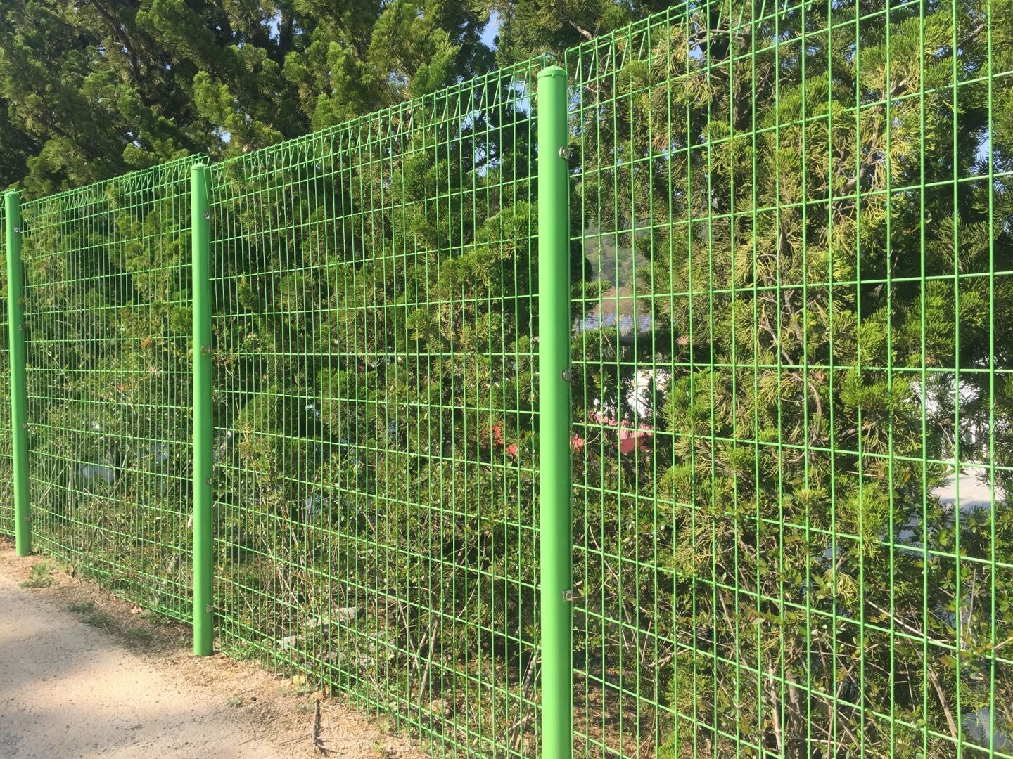 Custom Korea Safety Brc Wire Mesh Fence , Brc Mesh Fence 1.2m * 2.0m