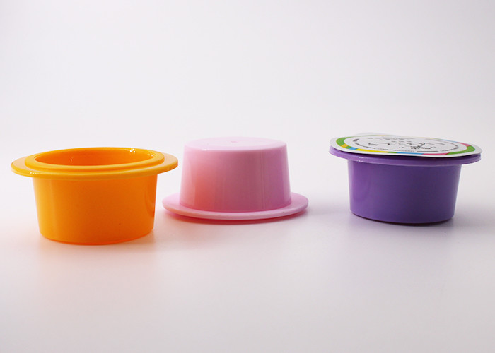 10g Disposable Small Round Plastic Containers For Aqua Silk Mask Packaging