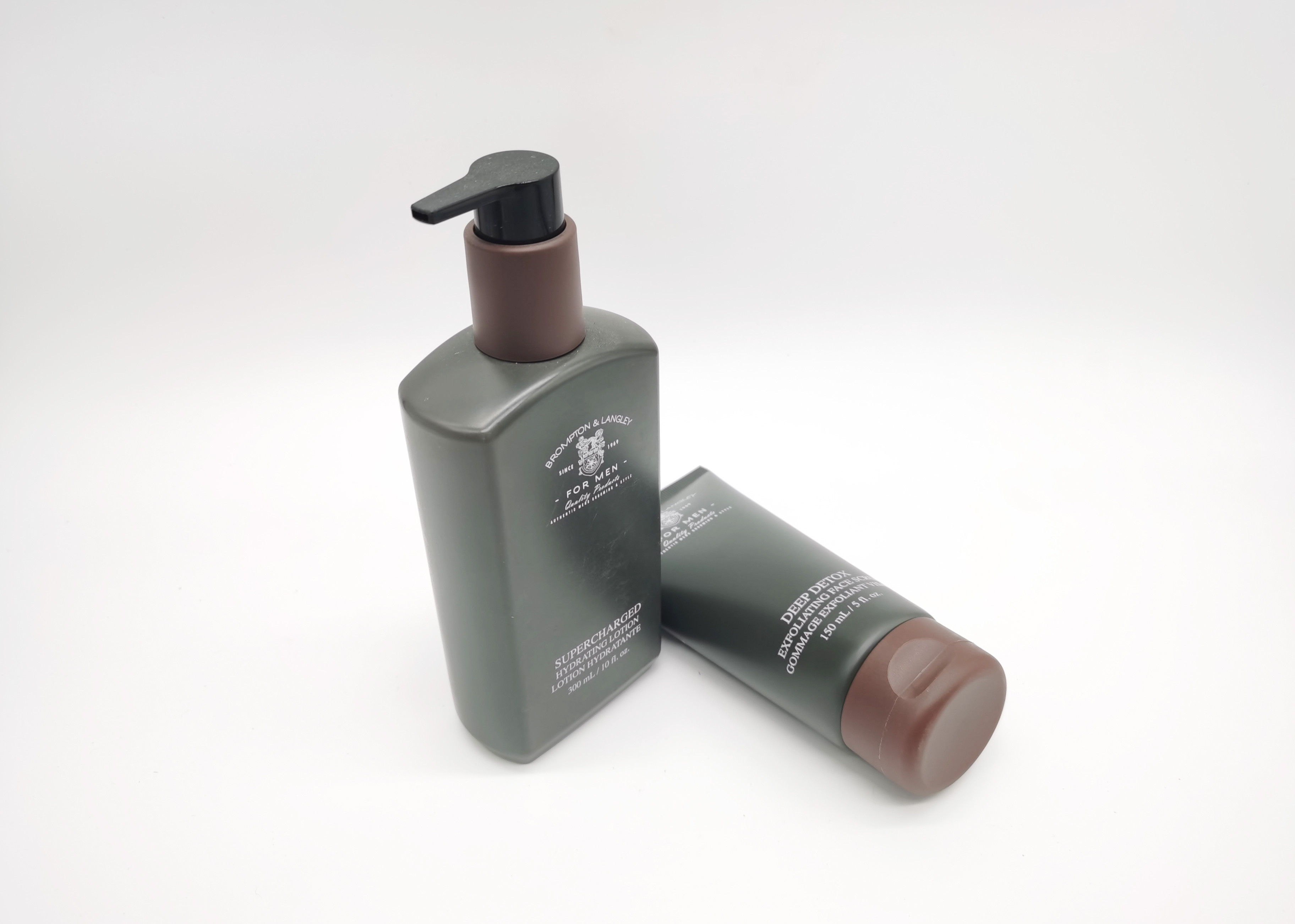 Silk Screen Printing Gradient Black Hdpe Plastic Bottles