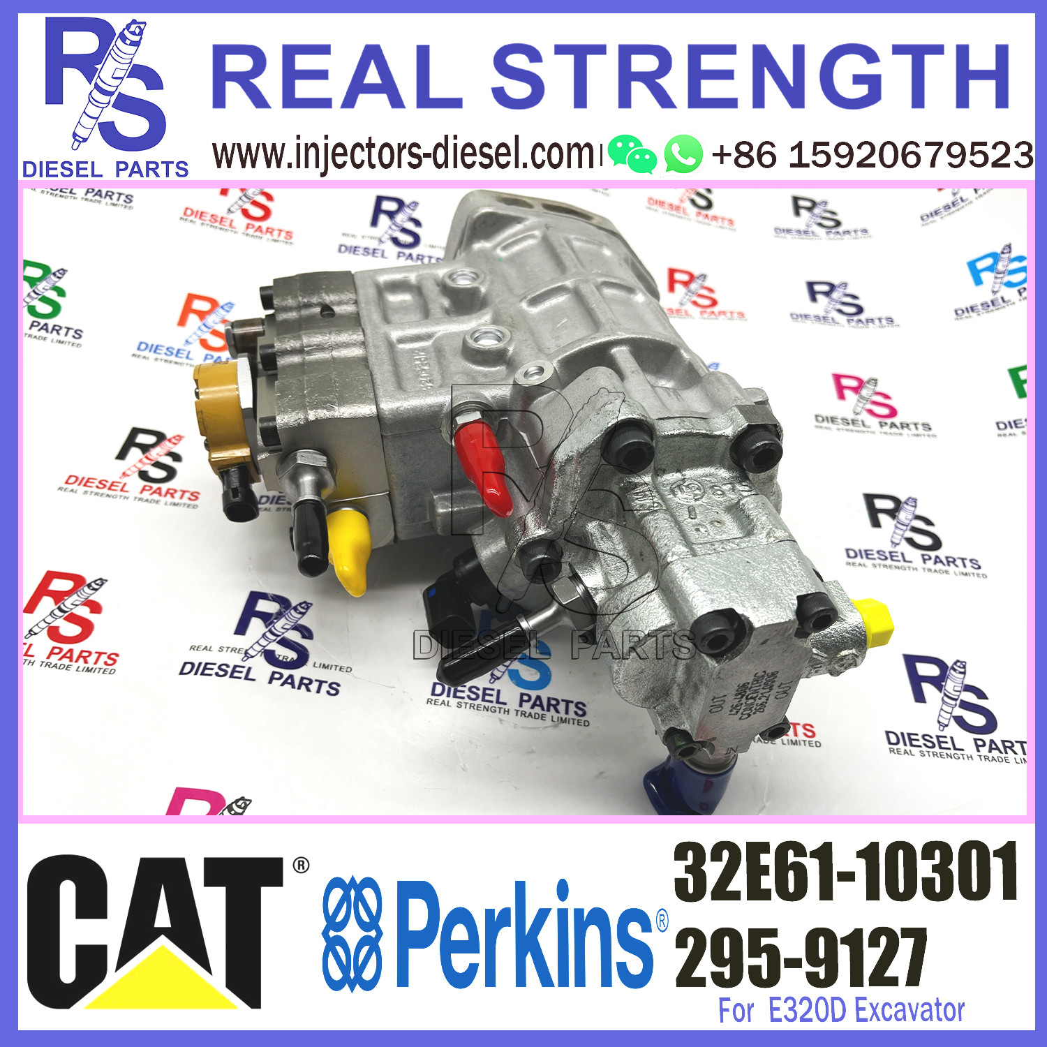 10R-7661 Diesel Engine Fuel Pump 32E61-10301 295-9127 Common Rail Injector Pump