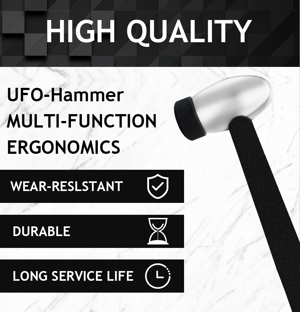 Multifunction Jewelry Engraving Machine Hammer With 4 Interchangeable Heads Brass