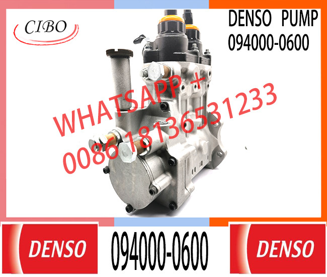 common rail diesel pump 094000-0600 for komatsu with high pressure with ECU control