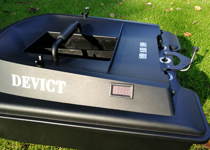 OEM / ODM catamaran bait boat DEVICT bait boat DEVC-300 black hull ABS plastict