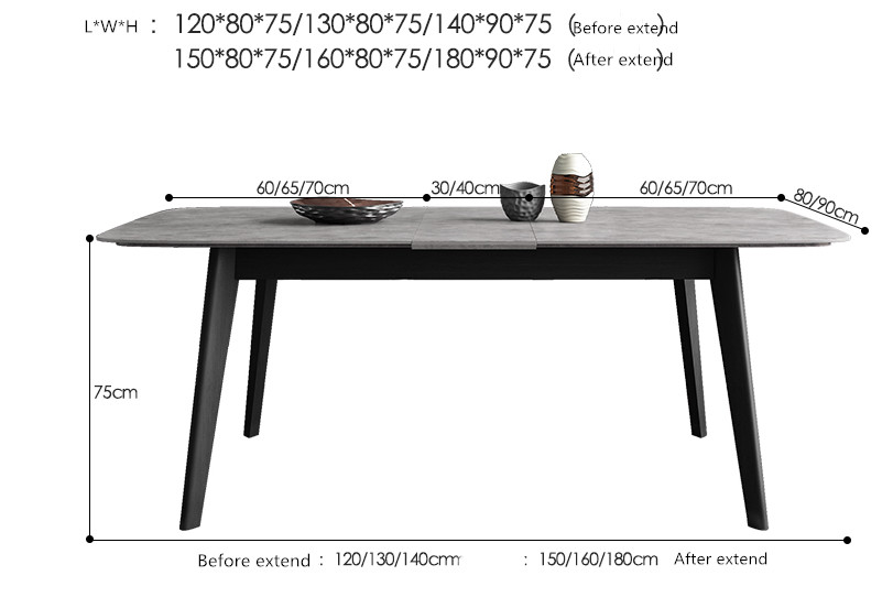 6 7 8 Seater Marble Dining Table And Chairs 130cm 140cm Minimalist Dining Table Set
