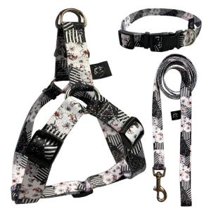 Buy cheap Adjustable Dog Harness Set Polyester Dog Leash Collar For Pet Animal product