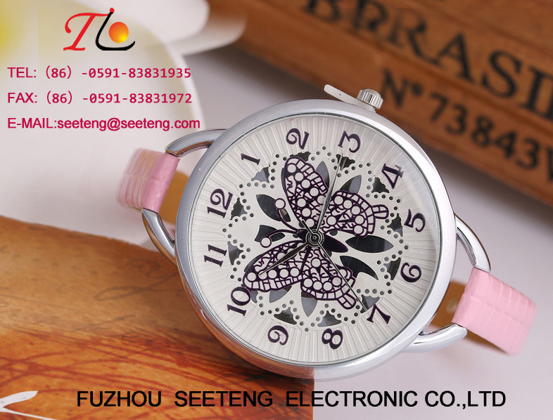 Classic elegant watch ladies fashion watch with alloy band
