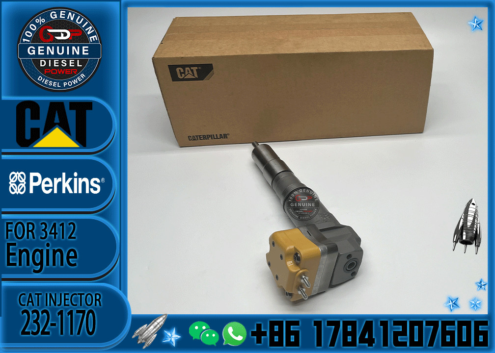 198-6877 204-2467 232-1170 232-1175 3412E Engine Diesel Fuel Injector 174-7526 174-7527