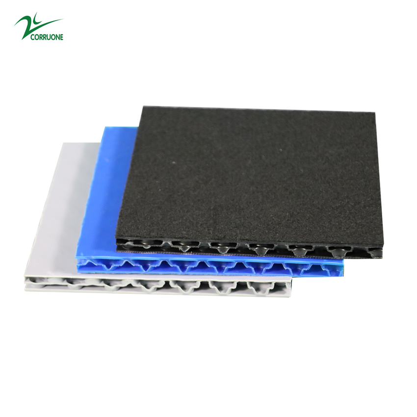 Purple 11mm PP Honeycomb Panel Polypropylene Honeycomb Sheet