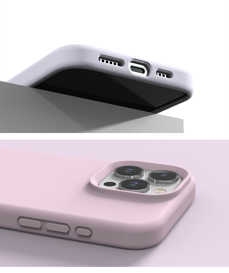 3M Liquid Silicone Phone Case Mobile Back Cover Shockproof Skin Friendly