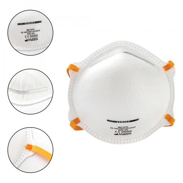 China FFP3 KN95 Face Mask , Protective Dust Face Mask CE Approved Breathable 